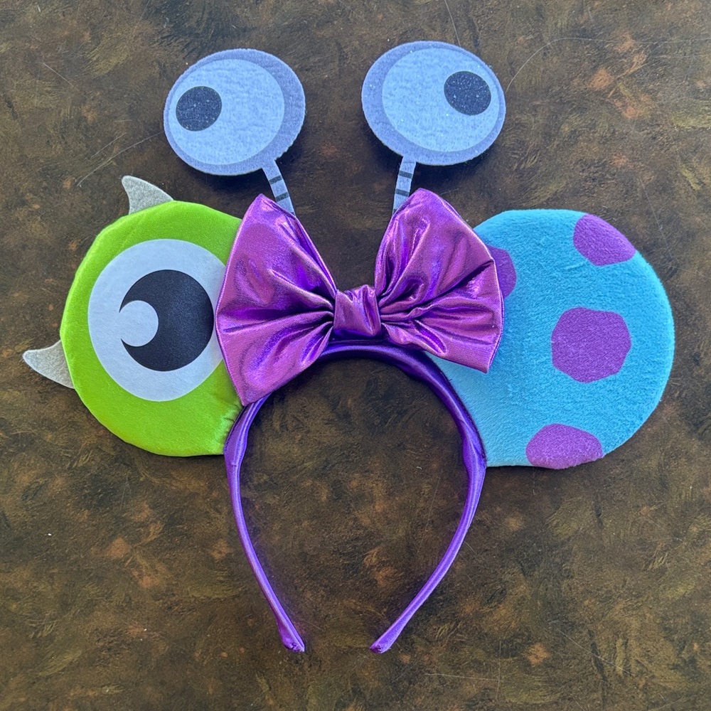 Monsters Inc. Mike, Sully , & Boo Disney Pixar - MINNIE MOUSE Ears Headband NEW